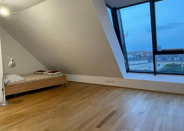 Hotel Rooftop With Terrace. Vídeň