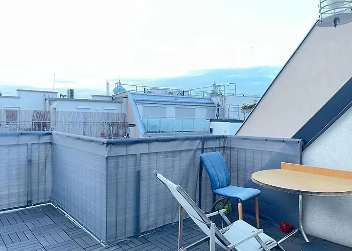 Hotel Rooftop With Terrace. Vídeň